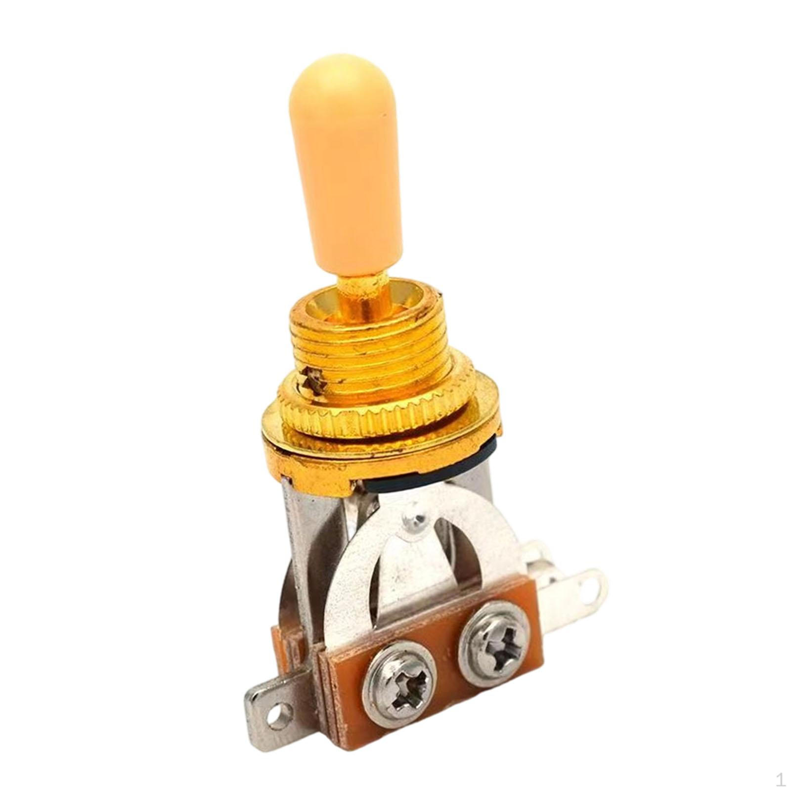 

Toggle Switch for Electric Guitar, Pickup Selector Accessory, Adult Replacement золотой