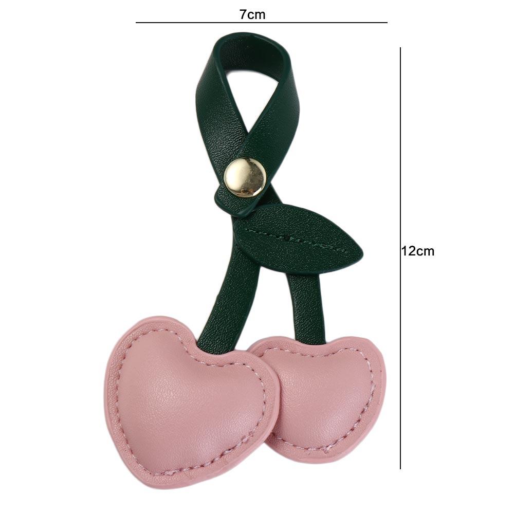 Keychain Cherry Key Chain Decoration Peach Heart Bag Pendant Cute Cherry Pendant Women/men