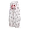 American Trendy Unisex Star Print Wide-Leg Pants with Embroidered Letter Design