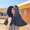 1 Wide Brimmed Shawl Hat, An Elegant Summer Travel Beach Hat, A Must-have for Summer