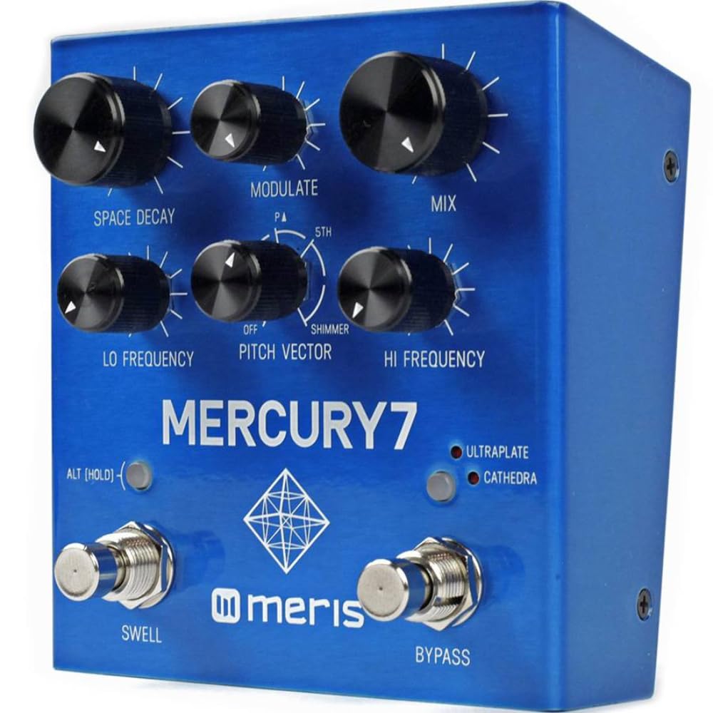 Meris Mercury7 Reverb Pedal Reverb Pedal Effector M7P-DST
