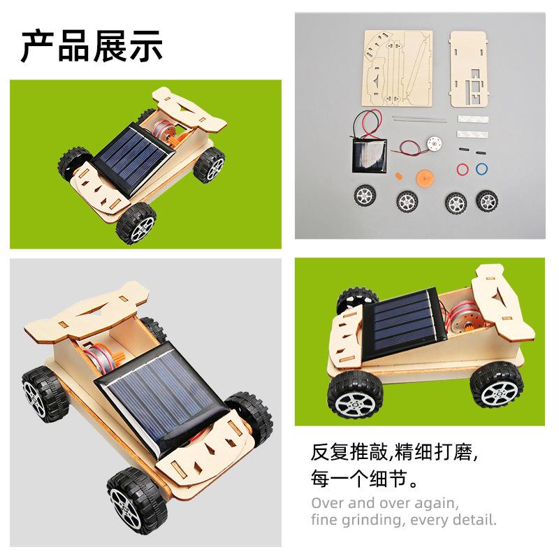 DIY Solar-Powered Car Science Kit for Kids: New Energy Technology Set