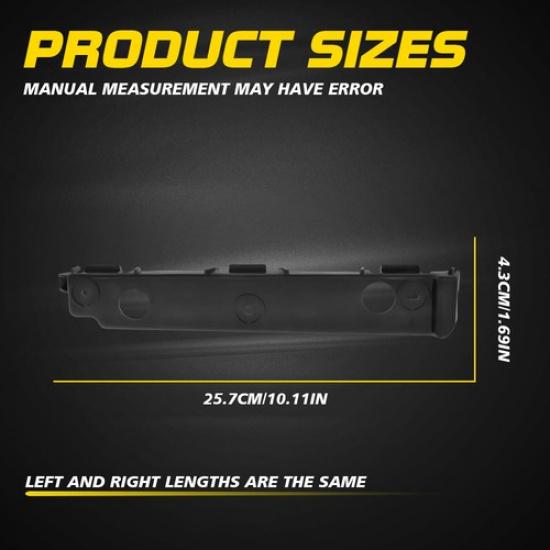 durable 2 Front Left and Right Bracket Bumper for 2012-2017 Buick Verano