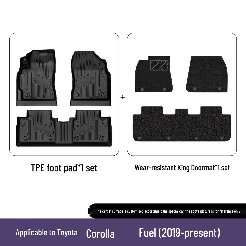 Eco-Friendly TPE Car Mats for Toyota Corolla