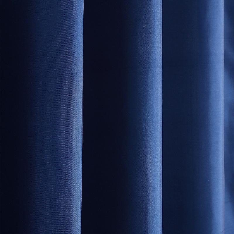 Solid Color Waterproof Polyester Shower Curtain for Hotels