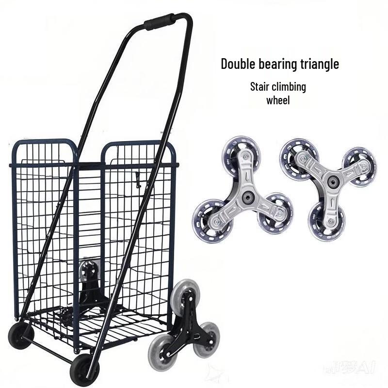 Handon 8-Wheel Stair-Climbing Shopping Cart