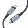 Kabel przewód USB-C PD 240W 8K 40Gbps 2m - szary