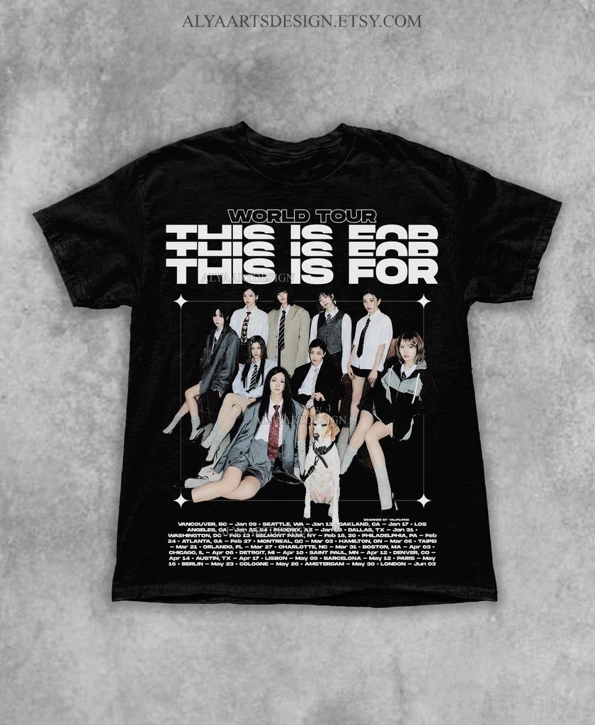 Twice World Tour Shirt, This Is For Merch, Vintage Kpop Tee, Twice Concert