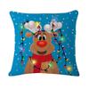 Christmas Lighting LED Cushion Cover Home Decor Throw Pillowcase Sofa Flashing