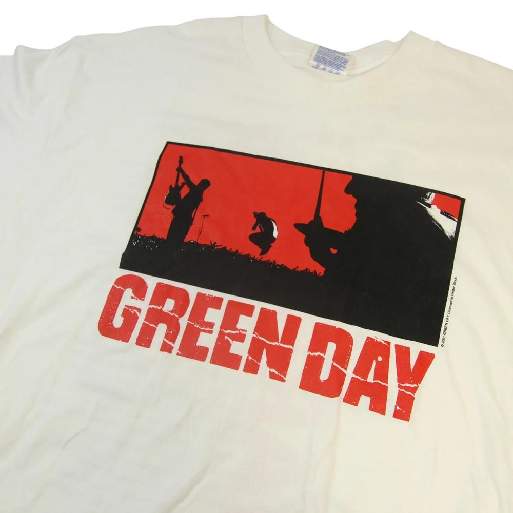 Vintage 2001 Green Day Warning Tour Unisex Cotton All Size S-4XL T-shirt Unisex T-Shirt