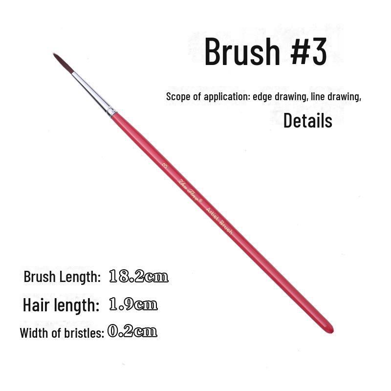 17-Piece Face Painting Brush Set for Various Artistic Techniques Like Line Work, Embossing, Blending, and More.