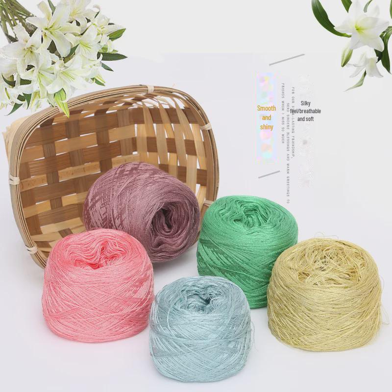 Siyue Spring & Summer Mulberry Silk Tencel Thread for DIY Hand-Woven Projects