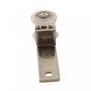 Effortless Sliding Door Hardware with Metal Bearings and Plastic Wheels
