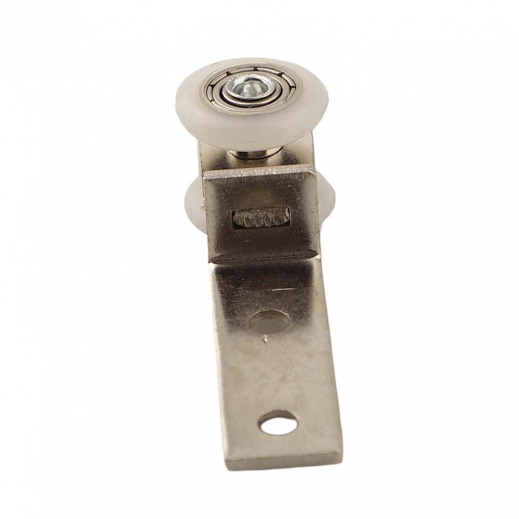 Effortless Sliding Door Hardware with Metal Bearings and Plastic Wheels