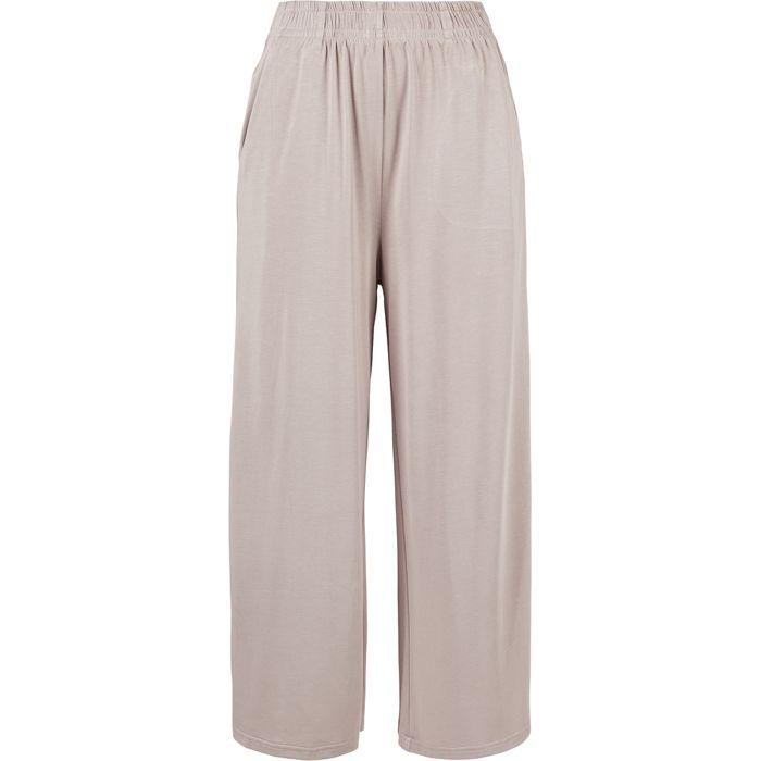 Pantalon Large - Urban Classics - Femme - Couleur Rose - Coupe 3/4 - Confortable Et Décontracté