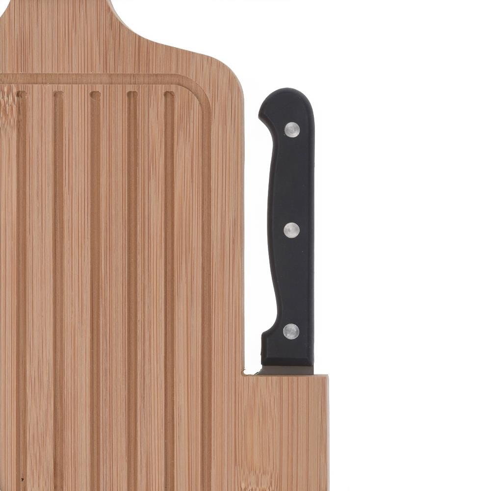 Deska Do Krojenia Pieczywa Bambusowa+nóż EXCELLENT HOUSEWARE 128003