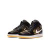 Air 1 Mid GS Black Laser Orange 555112-003