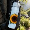 1PC Single Sunflower Bloom 750ml Color Plastic Sports Water Bottle Leakproof Flip Straw Lid For Sports Office Home Use