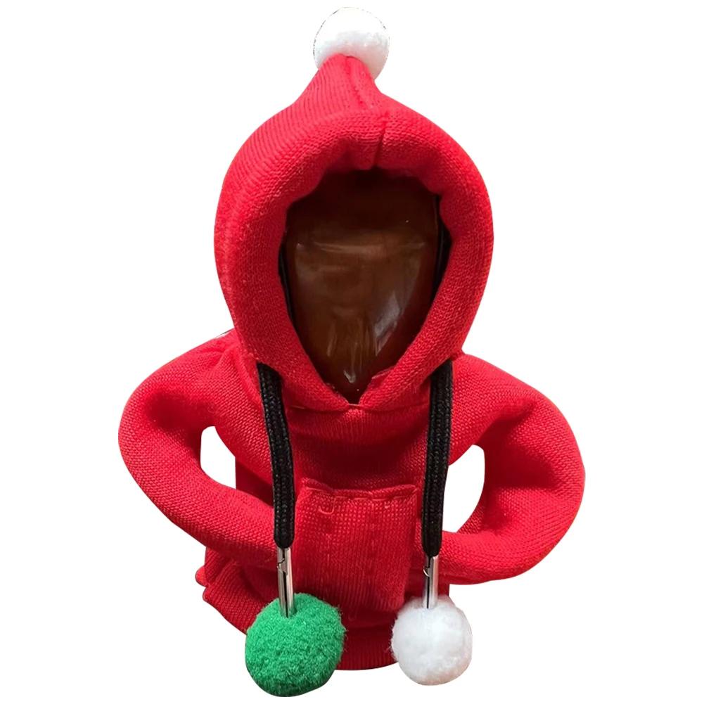 Weihnachten Schalthebelknauf Hoodie Sweatshirt Schalthebelabdeckung Plüsch Schalthebelknaufabdeckung Für Auto Schalthebel Auto Innenraumdekor