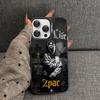 2Pac Hip Hop Singer Phone Cases For IPhone 17 16 15 14 13 12 11 Plus Pro Max Pro Color Matte Cover