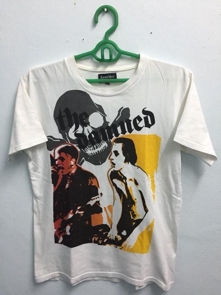The Damned Band White Short Sleeve Cotton  Unisex S-5XL VN0462 Unisex T-Shirt L