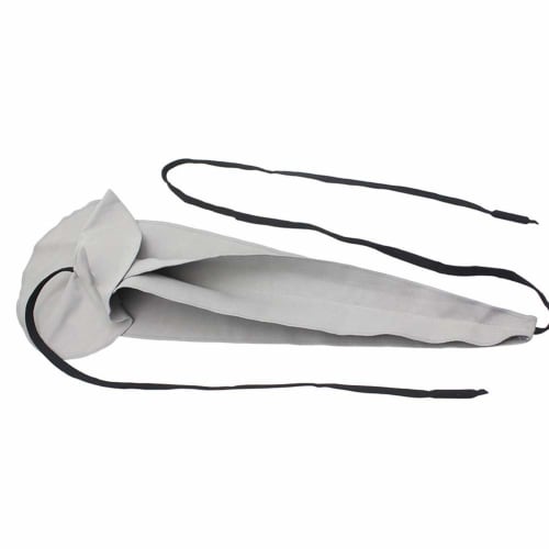 Reusable, Absorbent Cleaning Swab for Wind Instruments, Including Saxophone, Alto, Tenor Saxophone, and Flutes. Gray Saxophone Maintenance Tool.