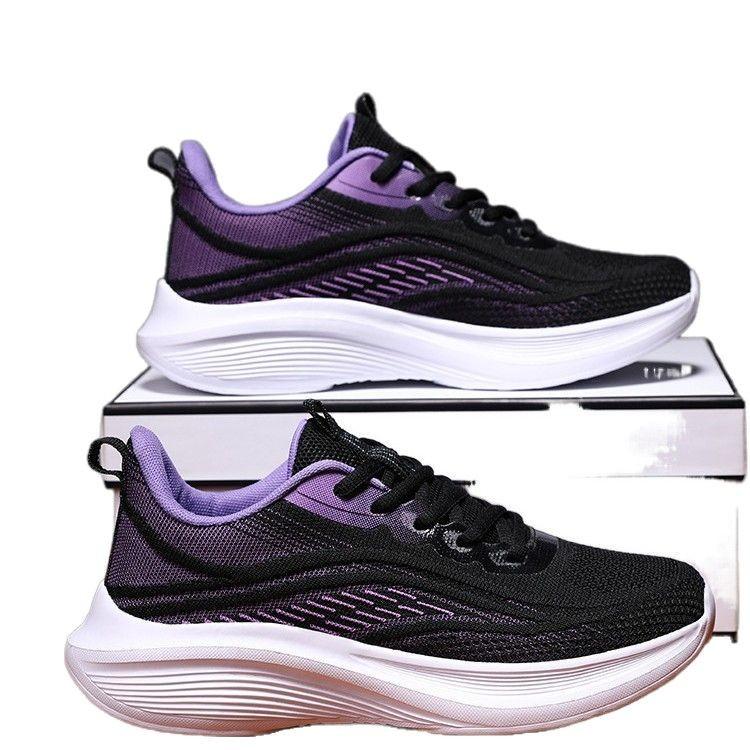 Brand women's shoes, sports shoes, women's new running shoes, shock-absorbing shoes, soft-soled mesh casual shoes, breathable running shoes 8838