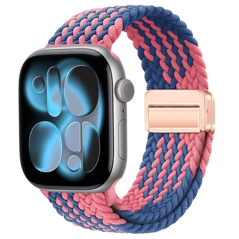 Nylon Strap for Apple Watch 11 10 46mm 42mm/Ultra 3 2 1 49mm Magnetic buckle Wristband iWatch 9 8 7 6 5 4 SE 45mm 44mm 41mm 40mm