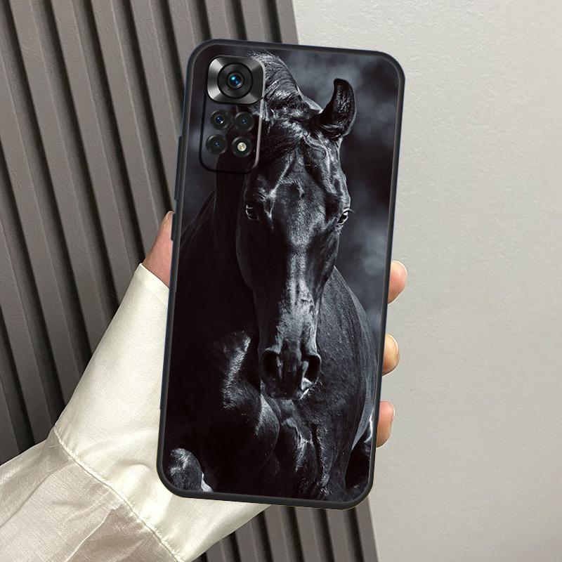 Animal Steed Horse Case For Xiaomi Redmi Note 13 Pro 14 12 11 10 15 Pro Plus Redmi 14C 13C 15C 10C 12C 15 Funda