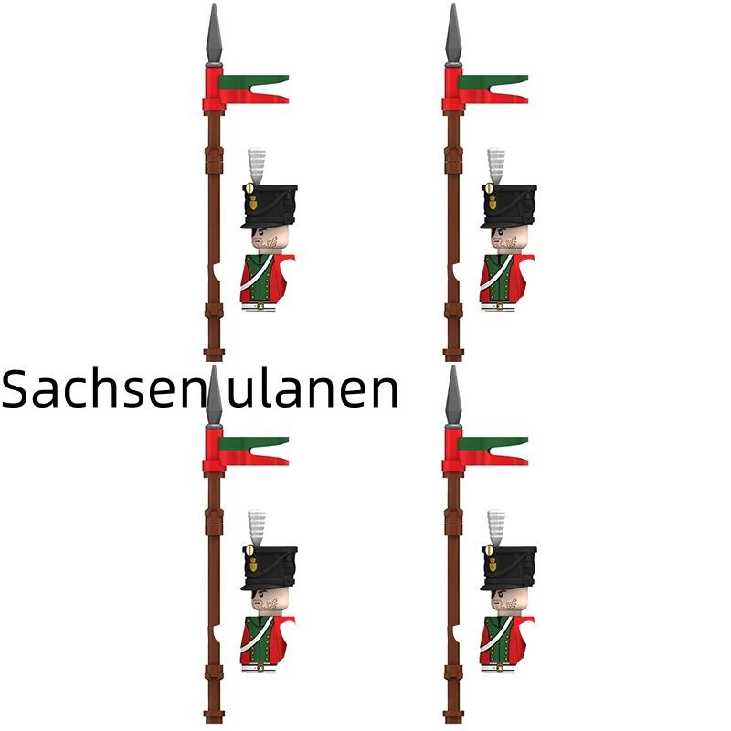 Napoleonische Kriege Militärsoldaten Bausteine WW2 Britisch Frankreich Füsiliere Gewehre Russisch Preußen Fußgarde Steine Kinderspielzeug