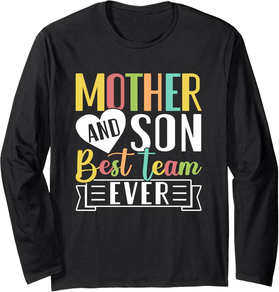 Mothers Day Mama Mom Cute Son Love Mommy Long Sleeve T-Shirt