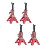 Suporte de Reparo para Carro RC Traxxas 2026 Axial SCX10 90046 Com 4 Peças de Macaco de Metal