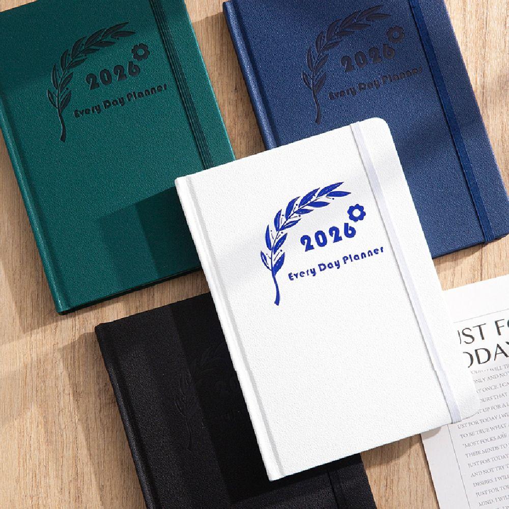 12 Months 2026 Schedule Planner Notepad English To-do List Notebook Office Work Planner  School