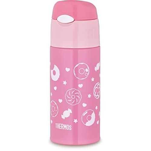 Thermos Water Bottle, Vacuum Insulated Straw Bottle, 400ml, Purple Pink, For Children, For Going To Kindergarten And School, For Cooling Only