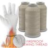 Solid Glass Fiber Embroidery Sewing Thread High Temperature Resistance 550degree Fireproof Line Flame Retardant Cords Fire Fight