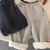 Boys Winter Fleece Lined Thick Warm Straight Leg Pants