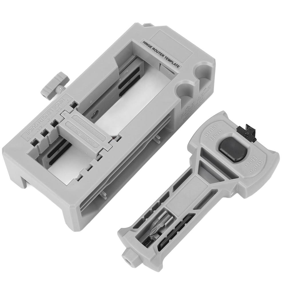 Door Hinge Latch Installation Kit Gray Accurate Adjustable Plastic Door Hinge Jig and Latch Installation Kit