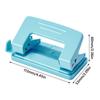 DIY Punching Tool Double Holes Puncher Metal Round Paper Puncher Round Hole Puncher  Stationery
