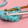 9Pcs Crochet Hook Set Knitting Needle Crochet Craft Yarns Weaving Crochet Needle with Ergonomic Handle & Aluminum Tip