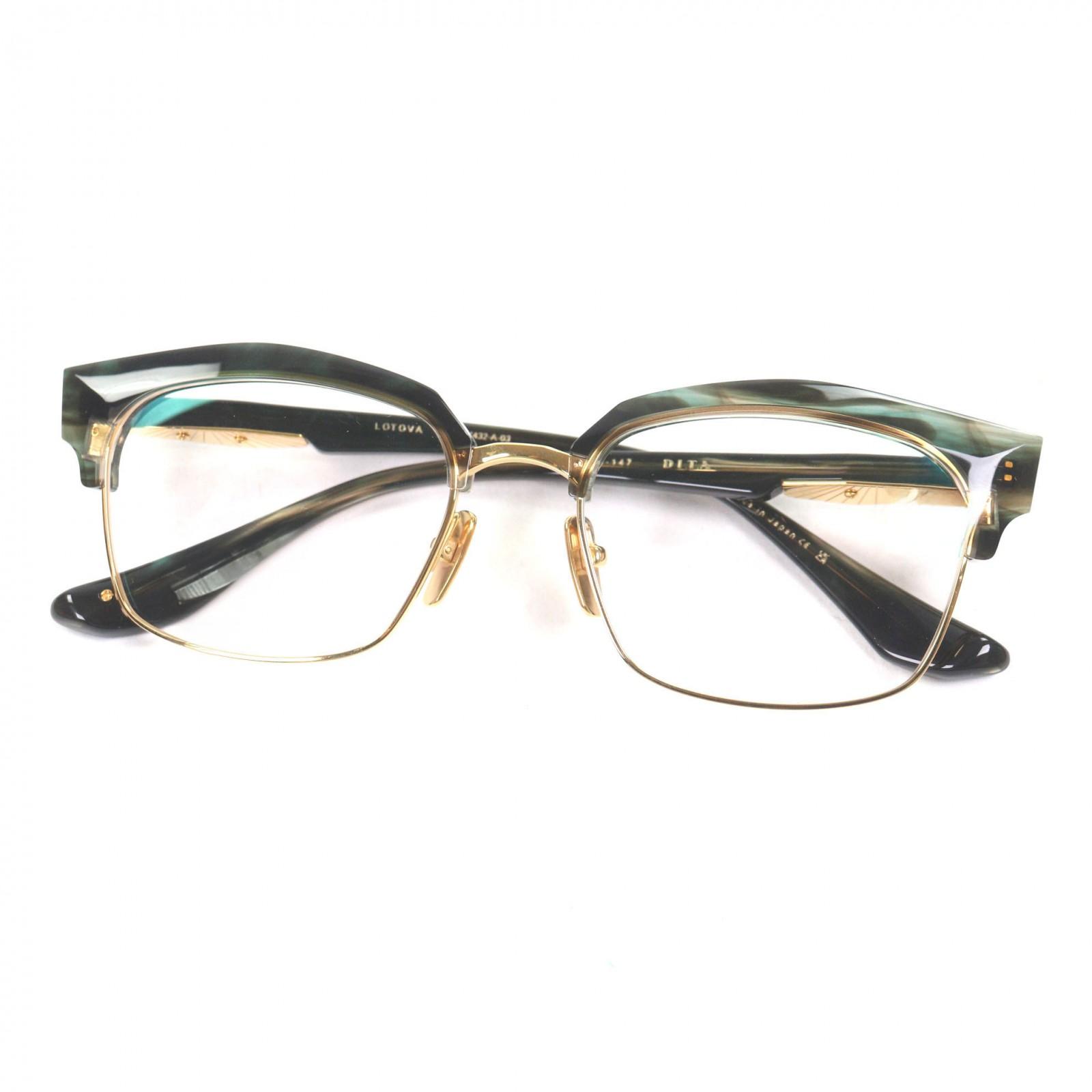 

Pristine DITA Glasses LOTOVA OPTICAL Clear Marble mens DTX432 Used