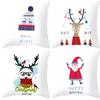 Weihnachts-Themen-Kissenbezüge Auto Zubehör Büro Santa Claus Wohnzimmer Sofa Hause Kissenbezüge