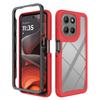 Pro Motorola Moto G56 5G Pouzdro Proti pádu 2 v 1 PC + TPU Kryt na telefon