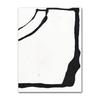Scandinavian Minimalist Wall Art Black and White Abstract Woman Geometric Lines Poster Print Home Bedroom Living Room Decoration