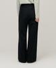 MUSINSA STANDARD WOMAN Two-Tuck Wide Chino Pants [Black]