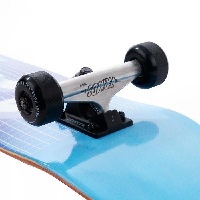 Skateboard - ACTA - Complete Wordart - 7.5 Pouces - Érable 7 Plis - Bleu