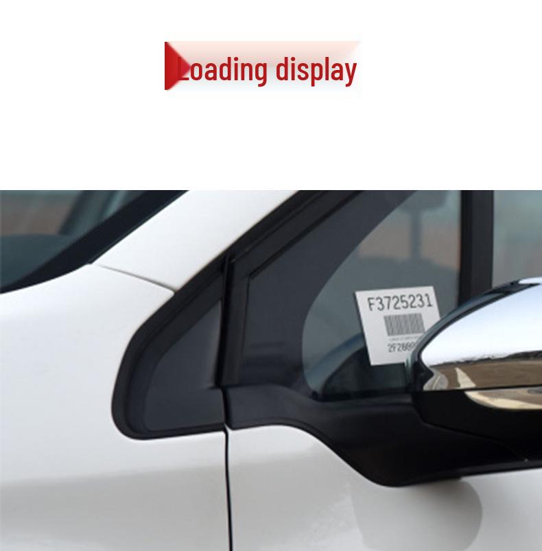 Compatibel Driehoeksplaatje voor Spatbord voor Peugeot 2008 (9678382180, 9678381080, 9814033380)