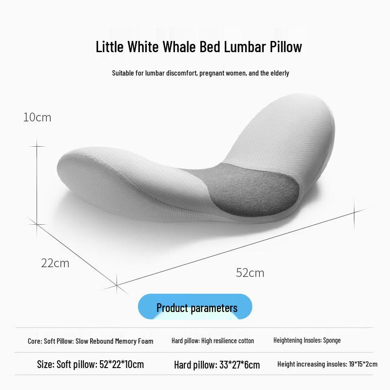 Memory Foam Lumbar Support Pillow