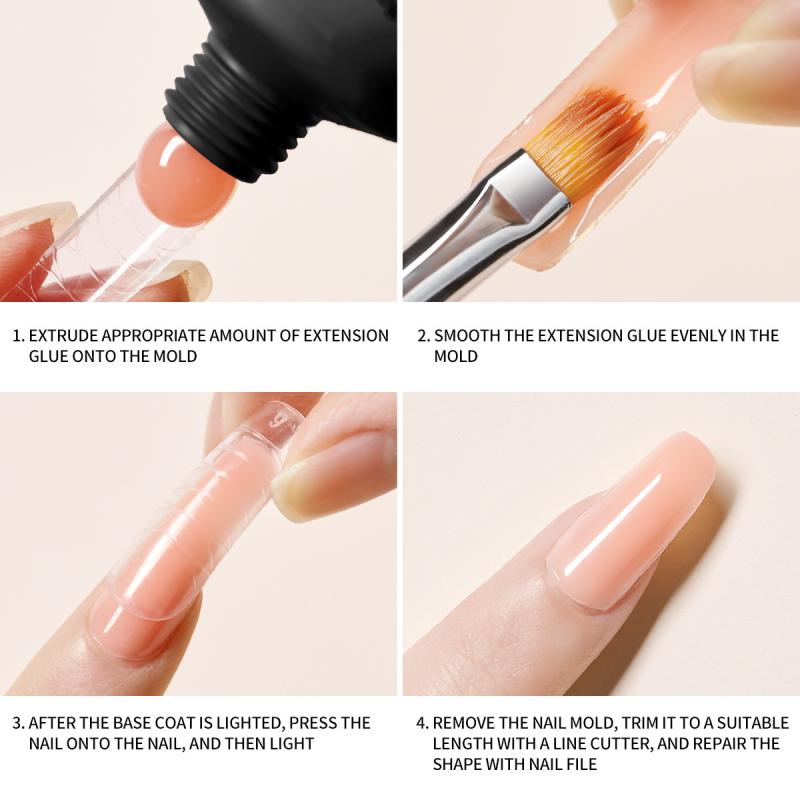 15Ml Nail Extension Gel Nail Build Nail Acrylic Gel Uv Led Quick Extension Of  Model Prolong Painless  Glue