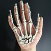 1 Paire Accessoires Décoration Halloween Mains Squelette Taille Réelle Plastique Main Humaine Os Mains en Plastique