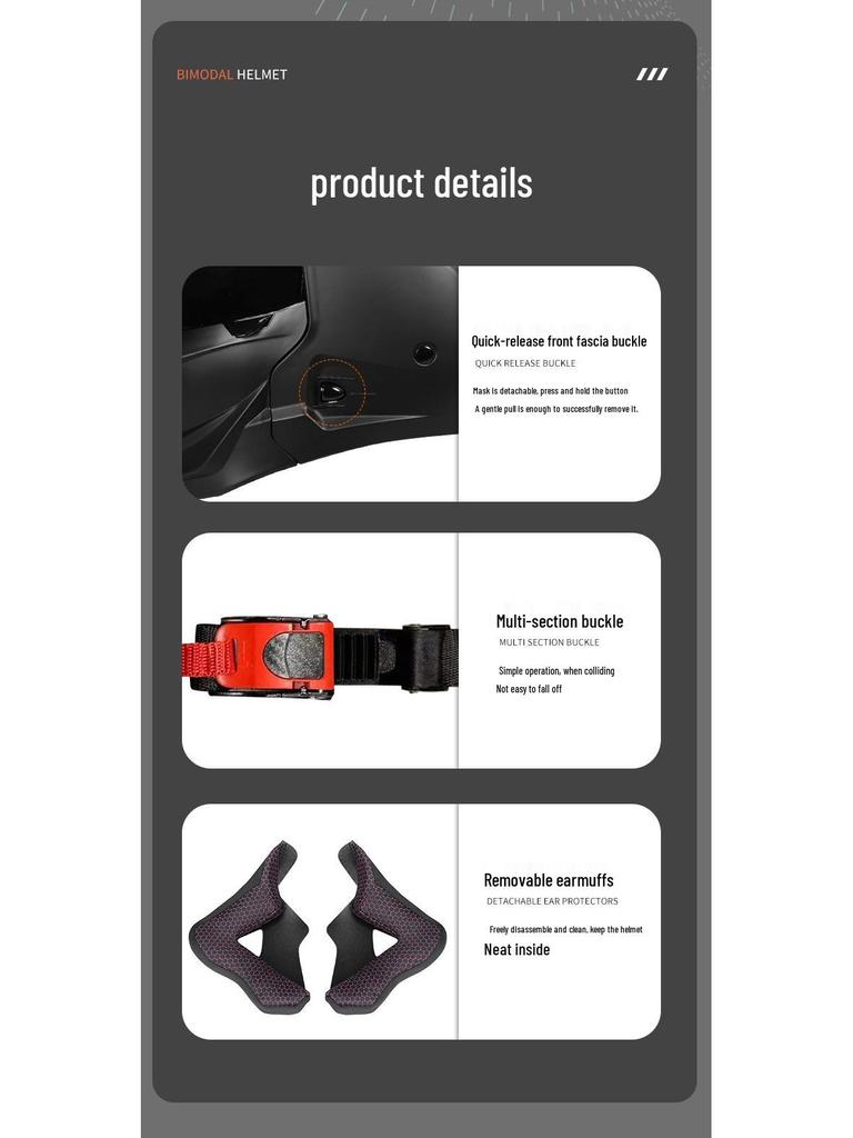 3C Certified Retro Full Face Electric Motorcycle Helmet for Men & Women - Four Seasons Half Helmet, Third Gen Scorpion Design